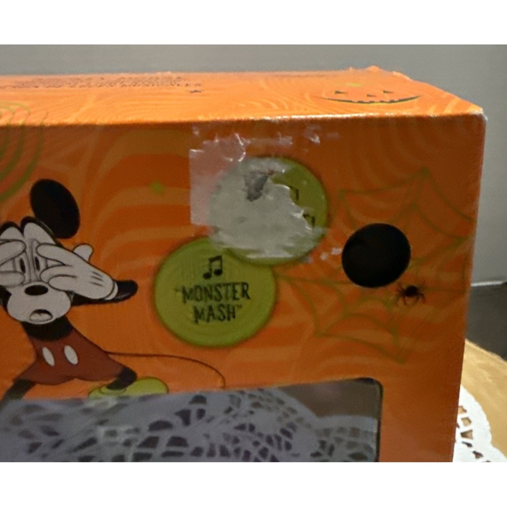 Disney Halloween Mickey Mouse EmoteGlow Monster Mash Bat Lights New Open Box - Picture 3 of 8